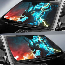 Load image into Gallery viewer, Zekrom Pokemon Car Sun Shades 918b Universal Fit - CarInspirations
