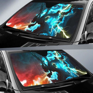 Zekrom Pokemon Car Sun Shades 918b Universal Fit - CarInspirations