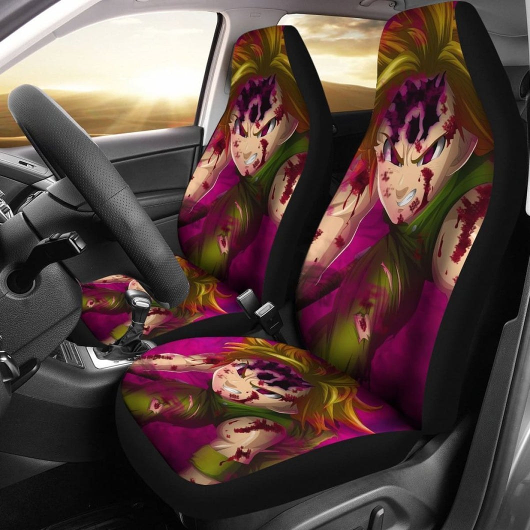 Zeldris Seven Deadly Sins Art Car Seat Covers Anime Fan Gift Universal Fit 173905 - CarInspirations
