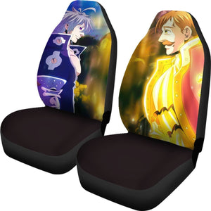 Zeldris X Esconor Seven Deadly Sins Anime Car Seat Covers Universal Fit 173905 - CarInspirations