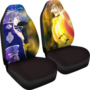 Zeldris X Esconor Seven Deadly Sins Anime Car Seat Covers Universal Fit 173905 - CarInspirations