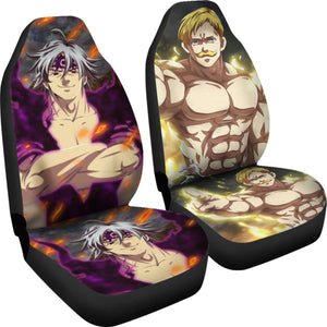 Zeldris X Esconor Seven Deadly Sins Art Anime Car Seat Covers Universal Fit 173905 - CarInspirations