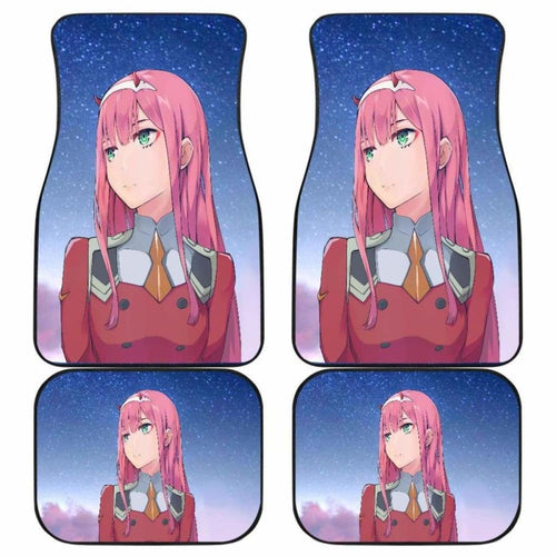 Zero Two Darling In The Franxx Car Floor Mats 1 Universal Fit - CarInspirations