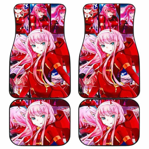 Zero Two Darling In The Franxx Car Mats Universal Fit - CarInspirations