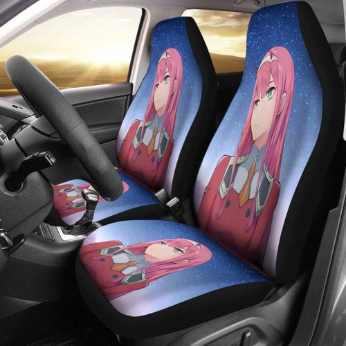 Zero Two Darling In The Franxx Car Seat Covers 2 Universal Fit 051012 - CarInspirations