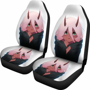 Zero Two Darling In The Franxx Car Seat Covers Universal Fit 051012 - CarInspirations