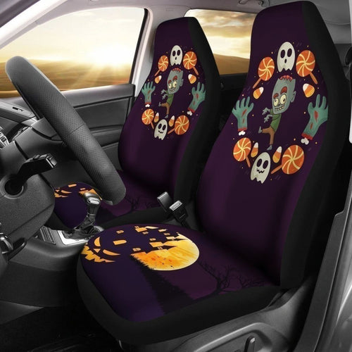 Zombie Halloween Car Seat Covers Universal Fit 194801 - CarInspirations