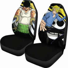 Load image into Gallery viewer, Zoro Sanji One Piece Car Seat Covers Universal Fit 051312 - CarInspirations