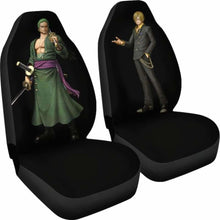 Load image into Gallery viewer, Zoro Sanji One Piece Car Seat Covers Universal Fit 051312 - CarInspirations