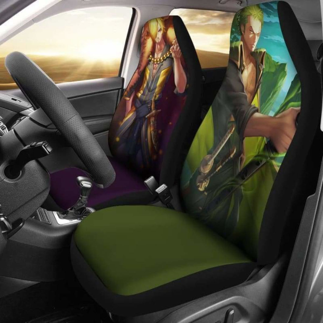 Zoro Sanji One Piece Car Seat Covers Universal Fit 051312 - CarInspirations