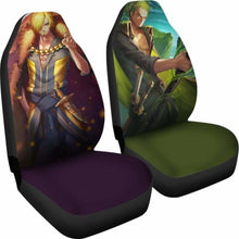 Load image into Gallery viewer, Zoro Sanji One Piece Car Seat Covers Universal Fit 051312 - CarInspirations